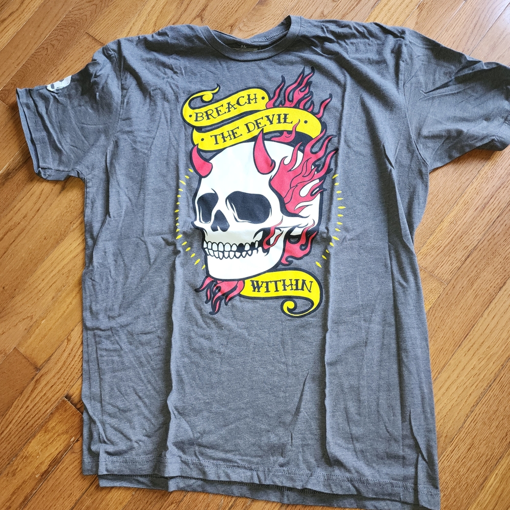 "Breach the Devil Within" tee from Zero Foxtrot. T-Shirt Very Limited Ed.